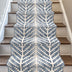 Custom Size Runner Rhodes Modern Blue Choose Your Width x Choose Your Length Hallway & Stair Runner Rug