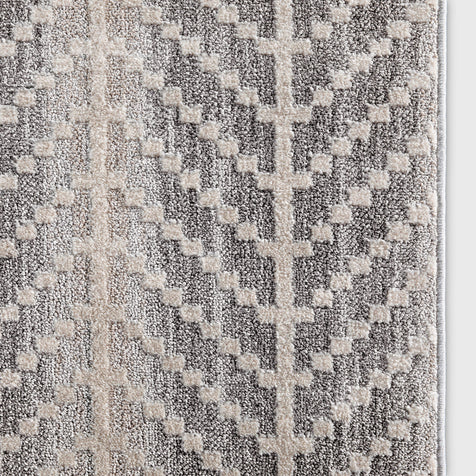 Custom Size Runner Rhodes Modern Taupe Choose Your Width x Choose Your Length Hallway & Stair Runner Rug