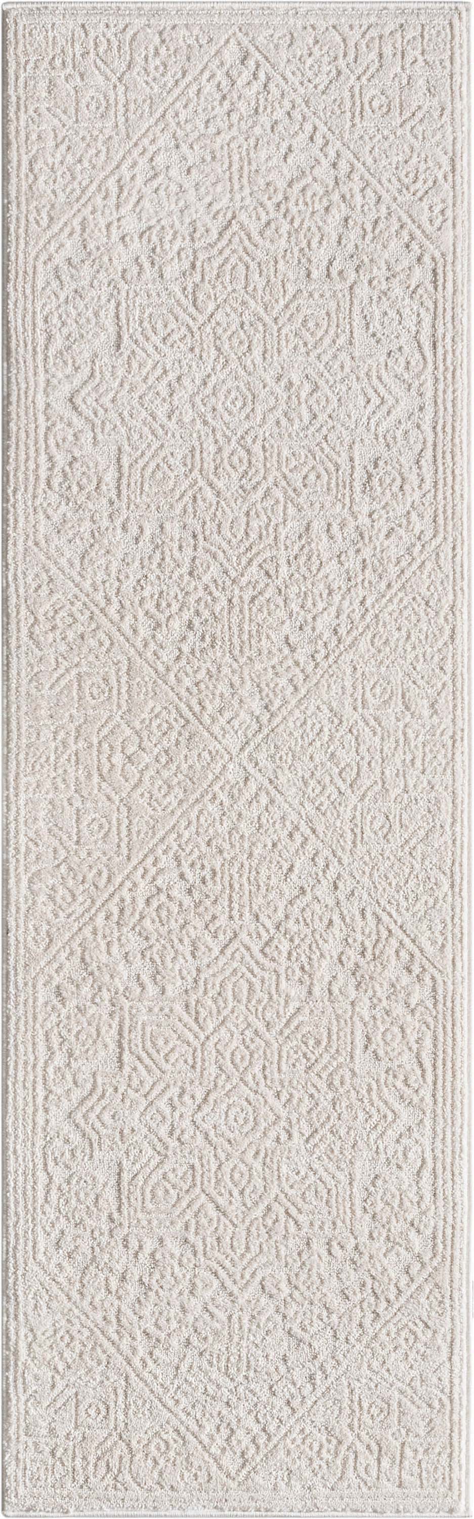 Cloud Medallion Heriz Soft Ivory Rug