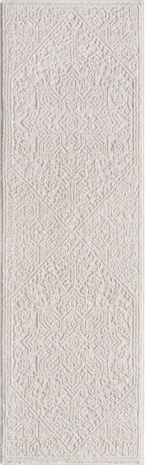 Cloud Medallion Heriz Soft Ivory Rug