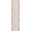 Custom Size Runner Kilim Geo Moroccan Diamond Pattern Beige Choose Your Width x Choose Your Length Hallway Runner Rug