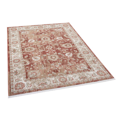 Elysium Vintage Panel Rug with Fringe