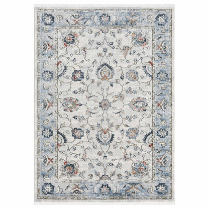 Elysium Vintage Panel Rug with Fringe