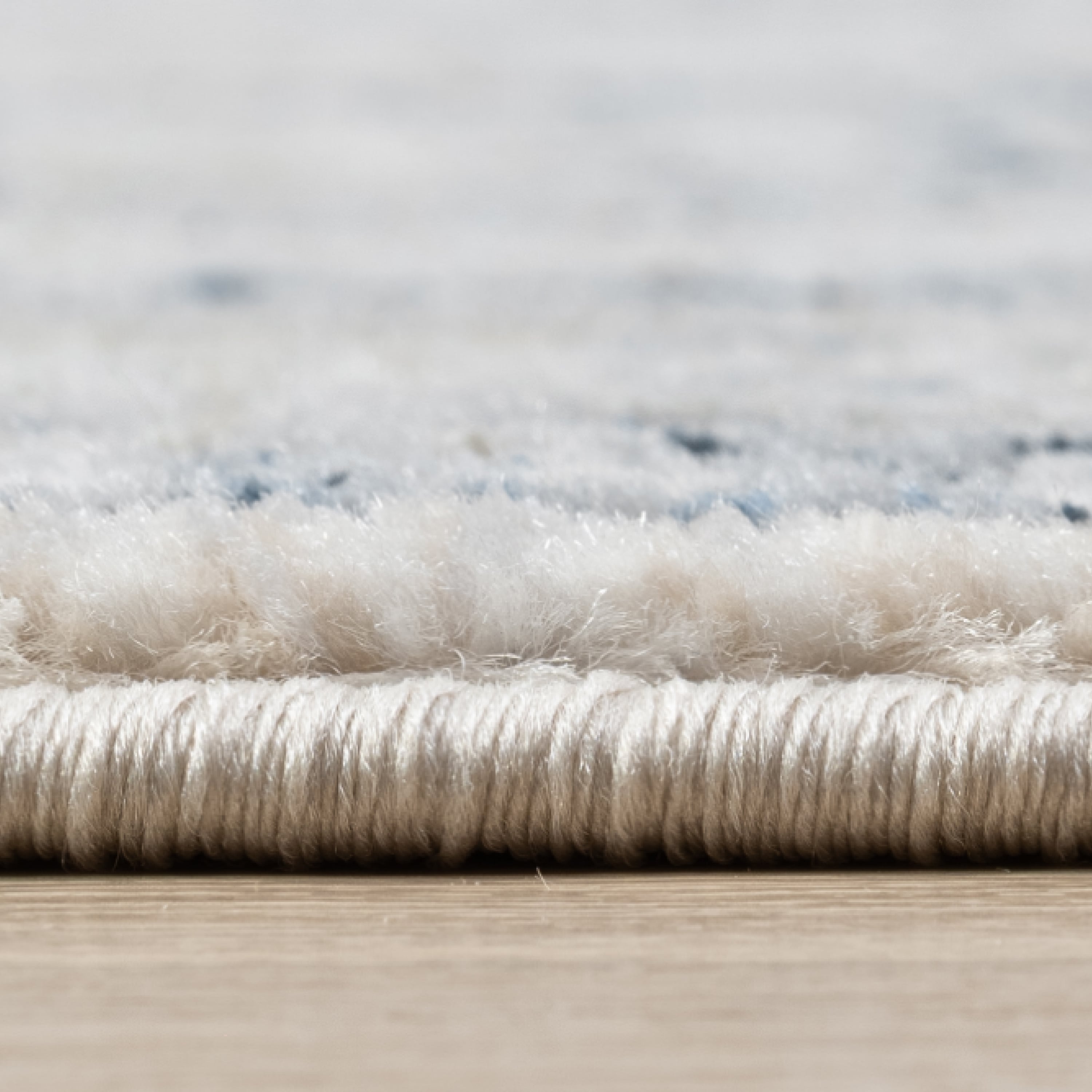 Eclipse Vintage Medallion Ivory Rug with Fringe