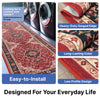 Custom Size Runner Gene Medallion Persian Red Select Your Width x Choose Your Length Machine Washable Hallway Runner Rug
