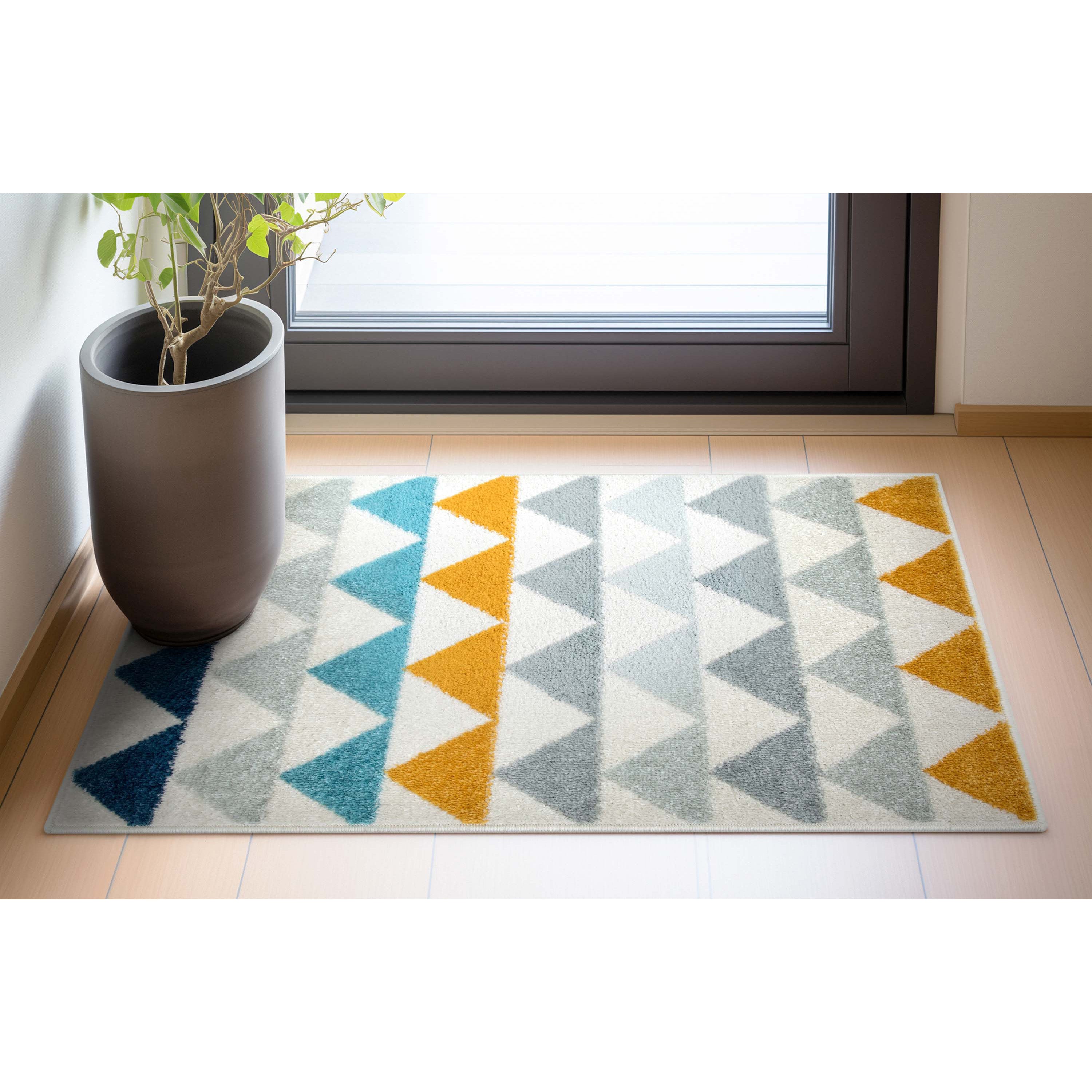 Nova Ivory Modern Scandinavian Rug Well Woven