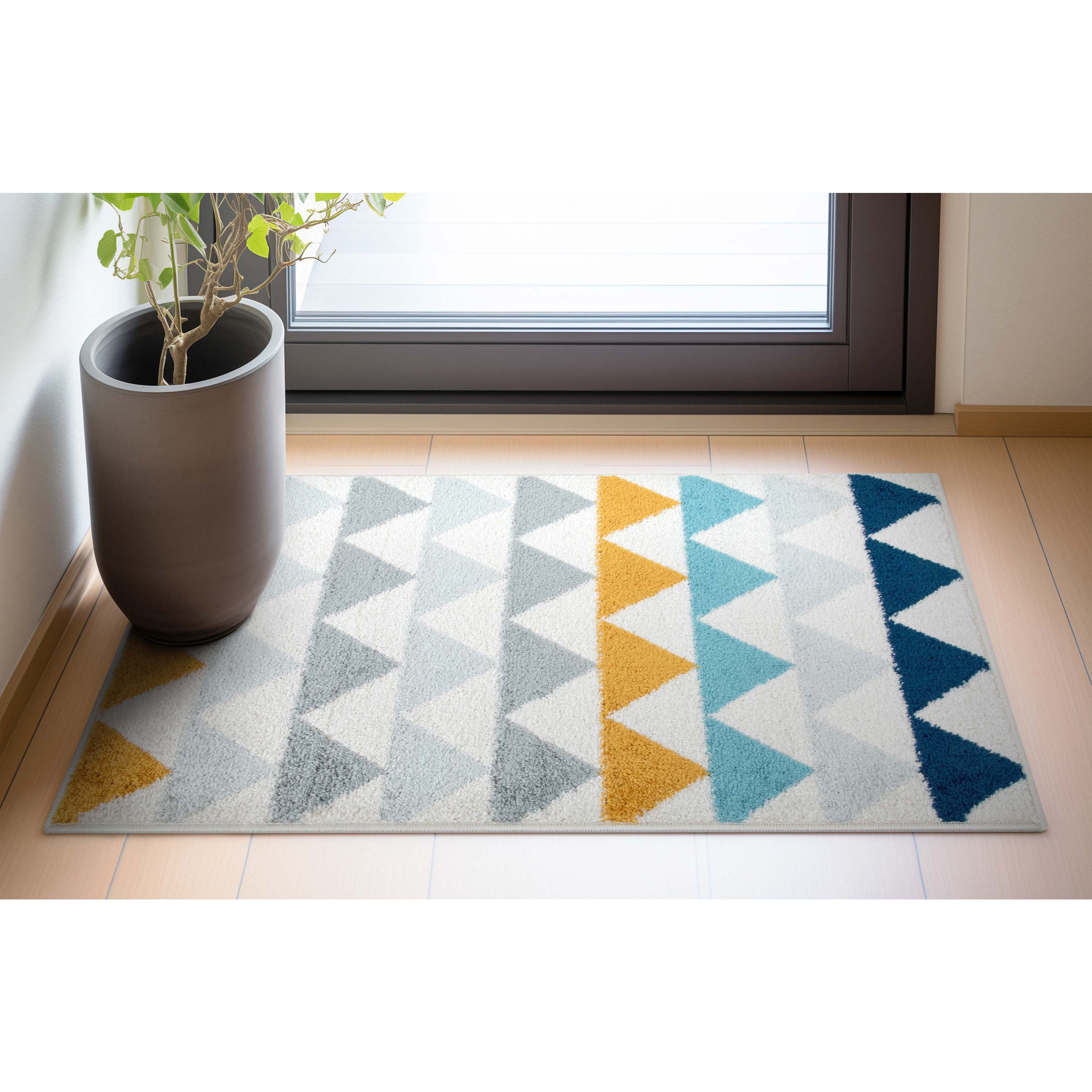 Nova Ivory Modern Scandinavian Rug Well Woven