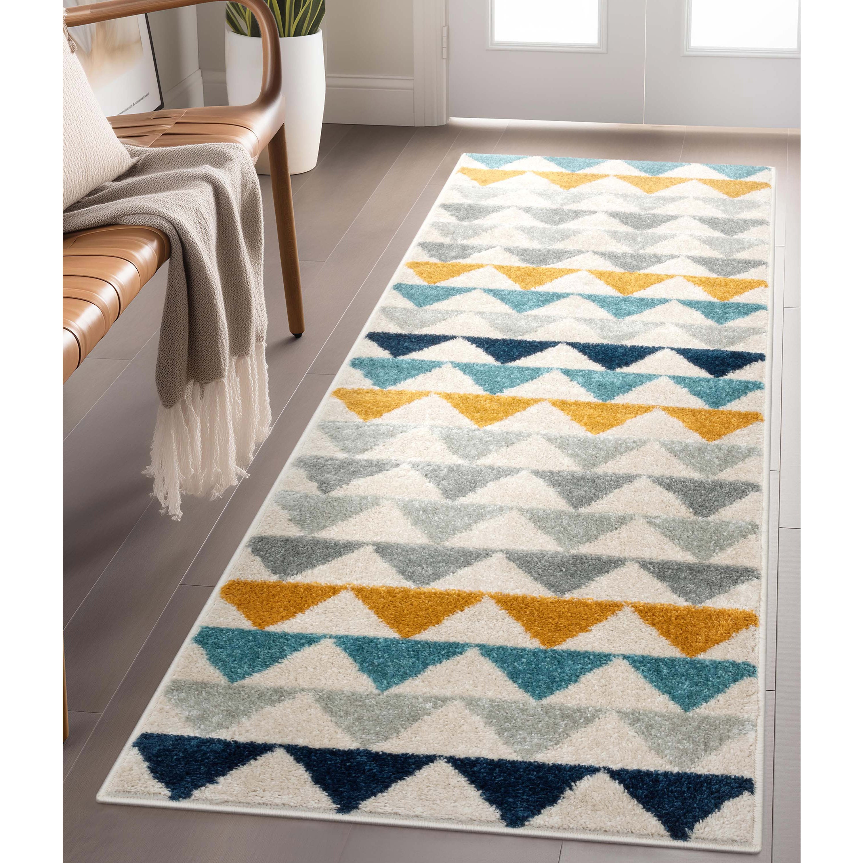 Nova Ivory Modern Scandinavian Rug Well Woven