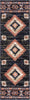 Lea Blue Traditional Southwestern Tribal Rug