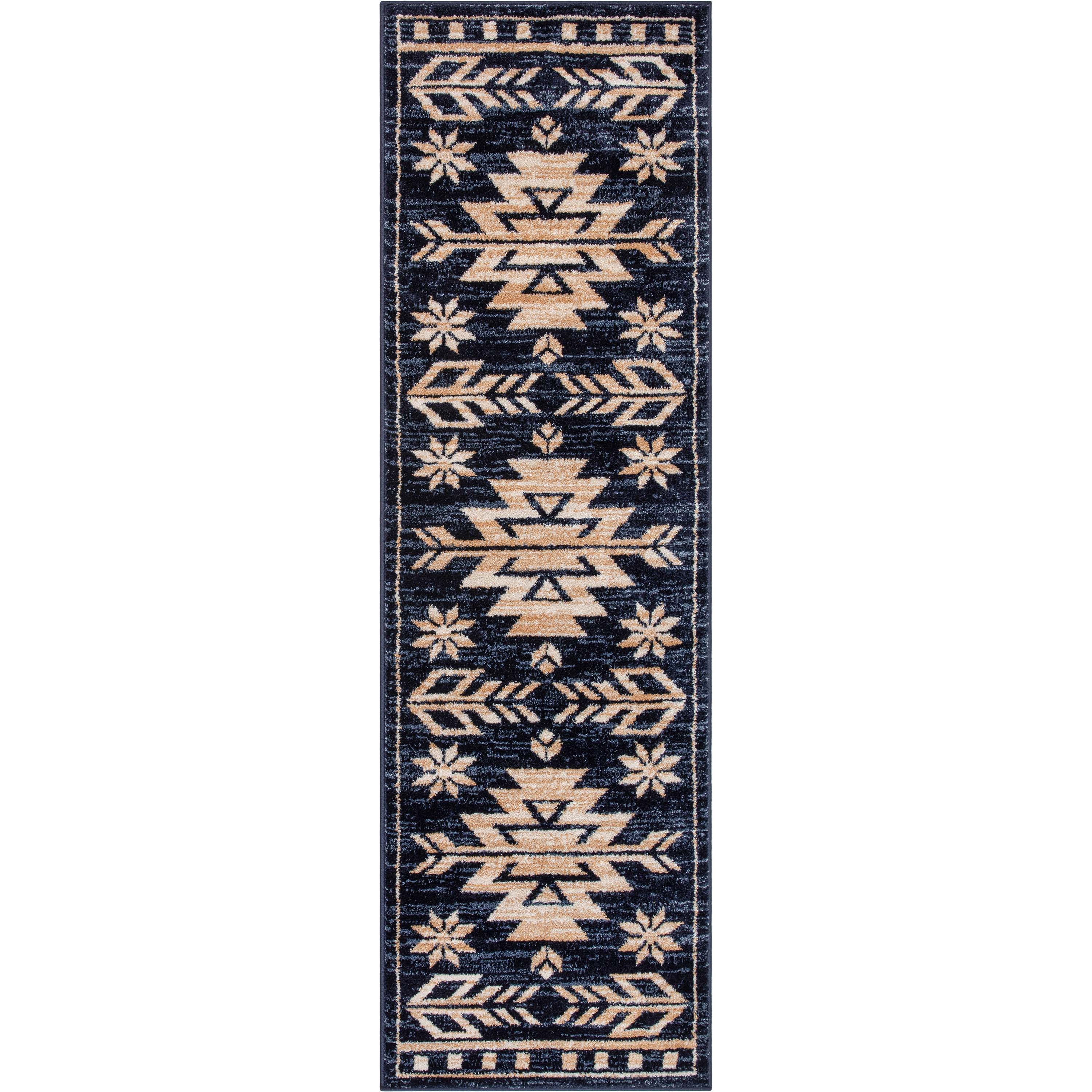 Canton Southwestern Tribal Bohemian Blue Rug