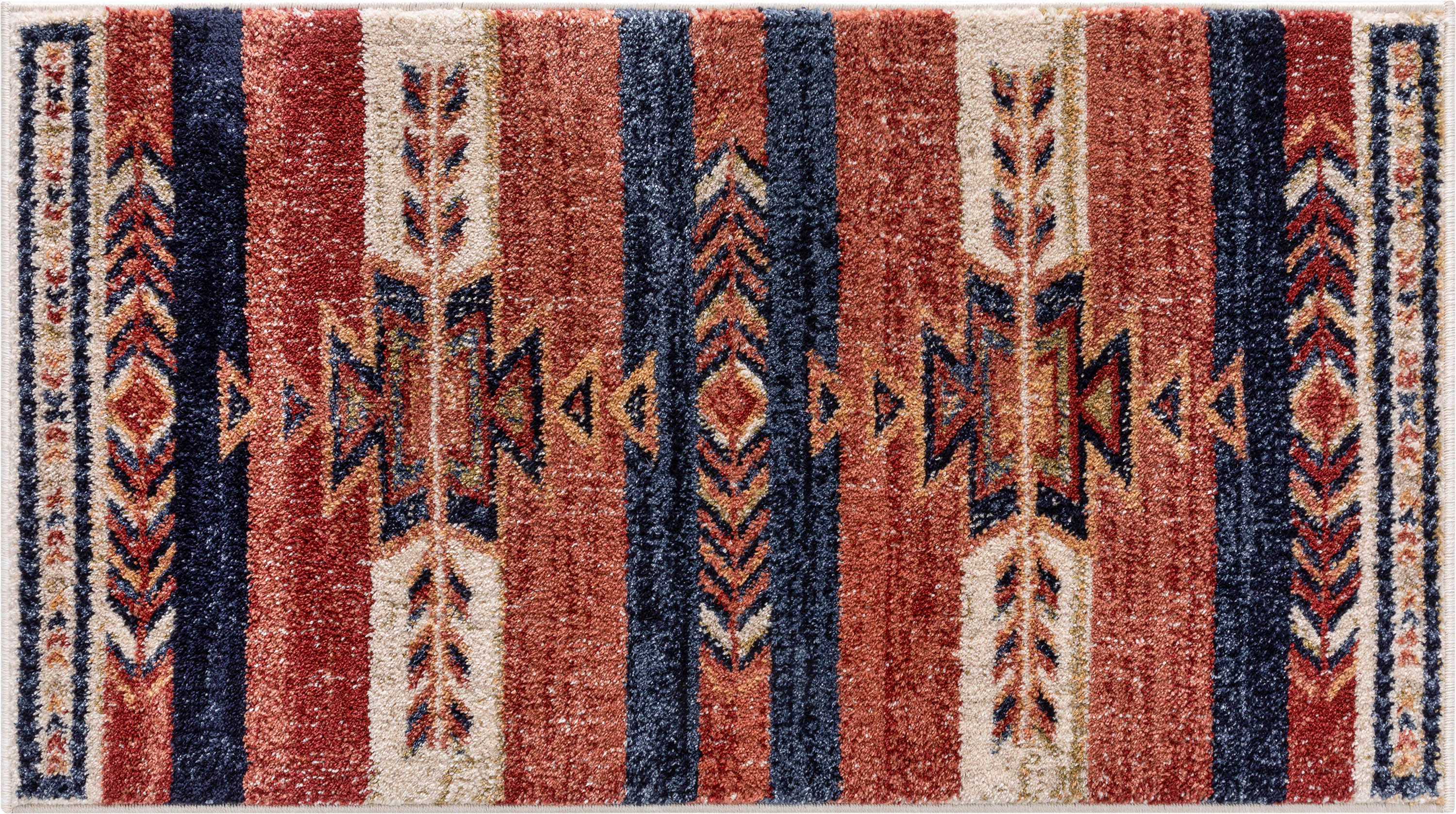 Dustin Southwestern Tribal Medallion Crimson Rug