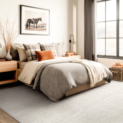 Como Tweed Custom Rug – Soft Neutral Textured Loop Pile for Modern & Transitional Spaces