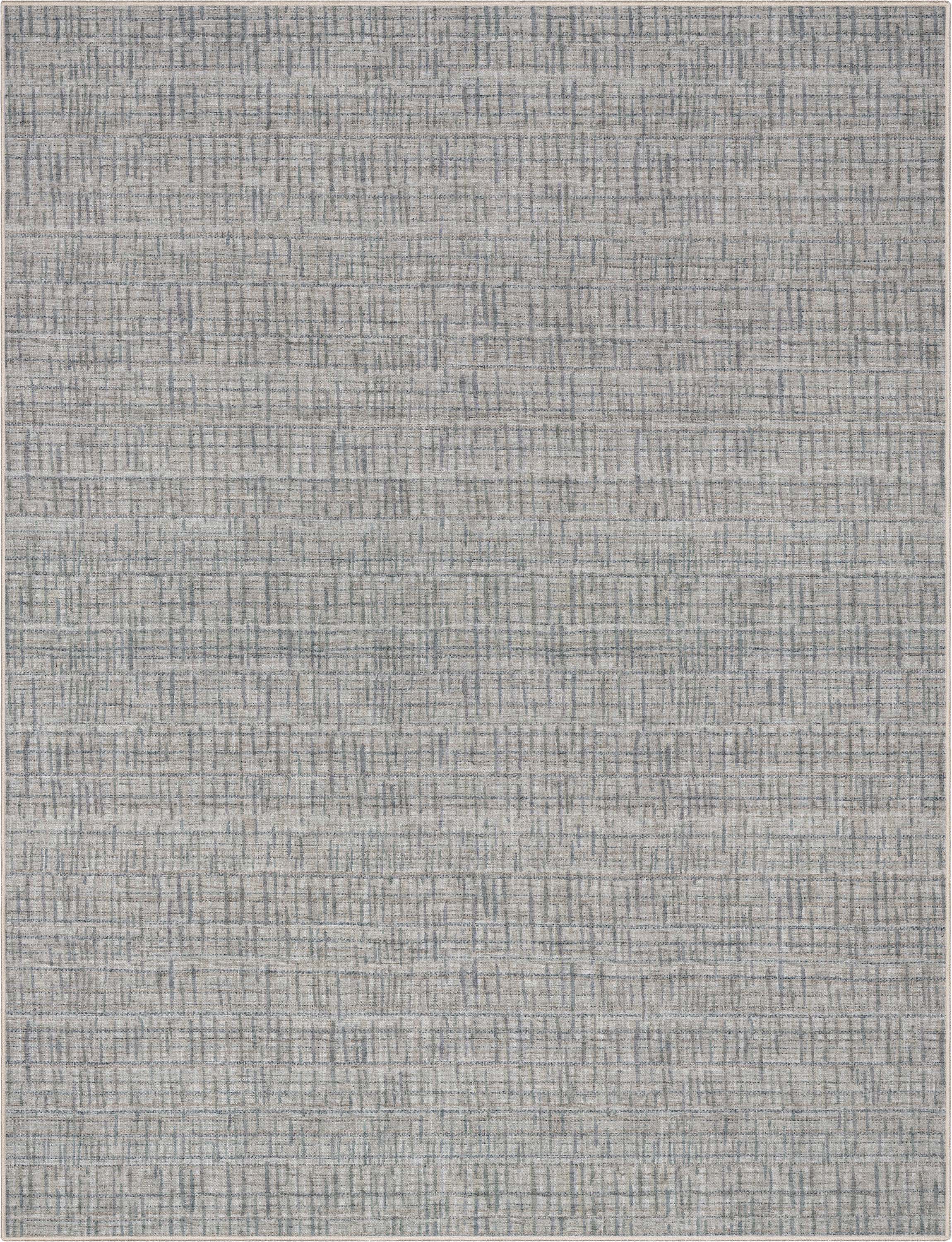 Bali Abstract Plaid Beige Flatweave Rug