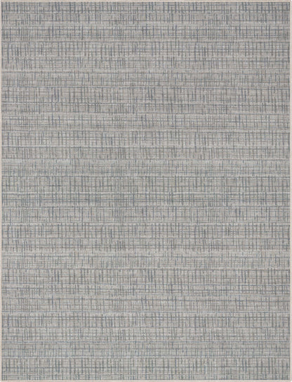 Bali Abstract Plaid Beige Flatweave Rug