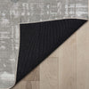 Bauhaus Abstract Geometric Lines Beige Blue Flatweave Rug