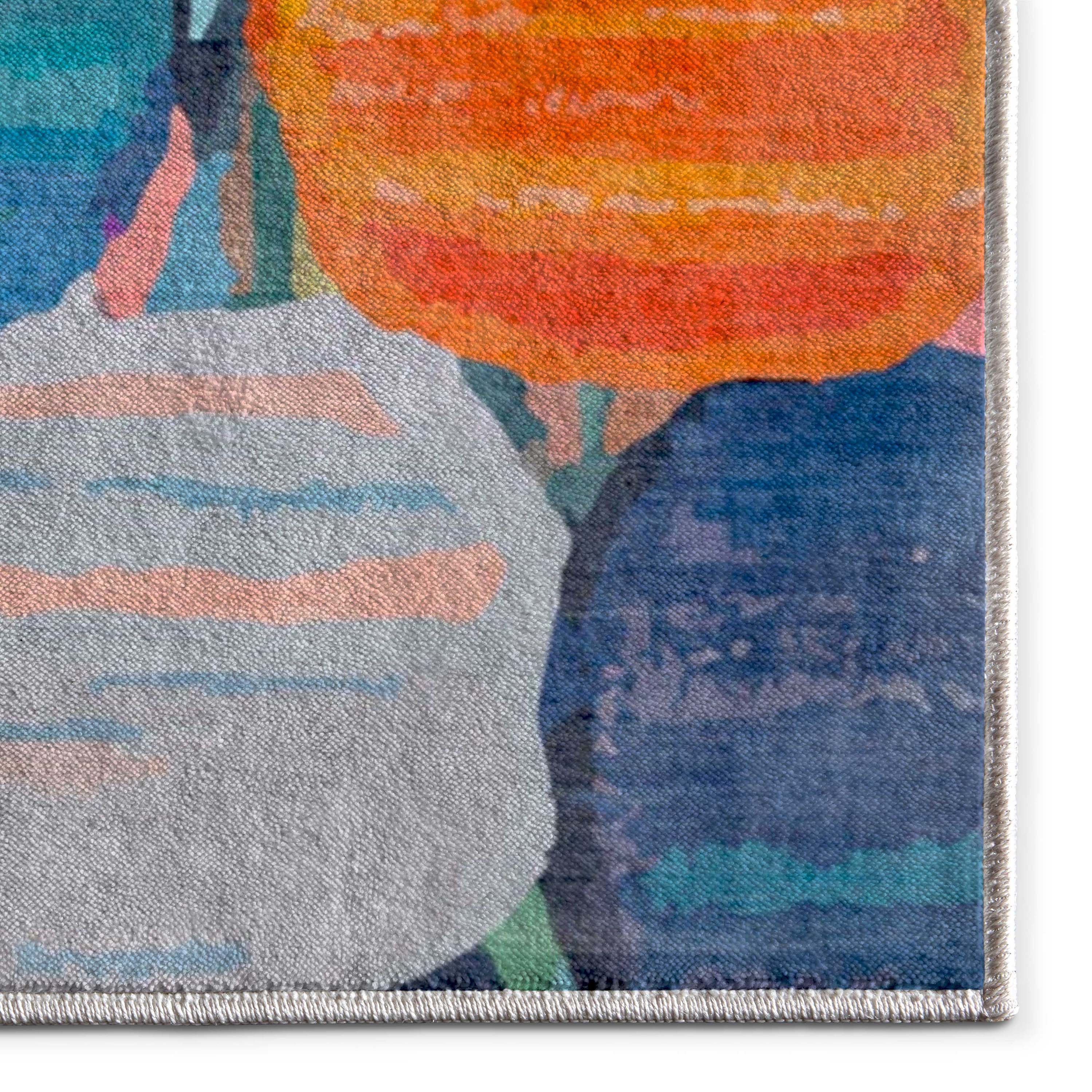 Apollo Nuances Rivières – Soft Watercolor & Pebble Multicolor Rug