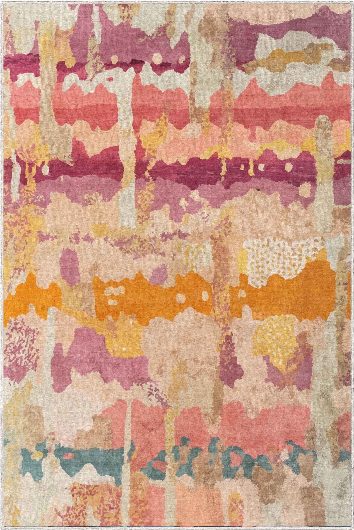 Apollo Couleurs Lumineuses – Radiant Abstract Multicolor Rug Well Woven