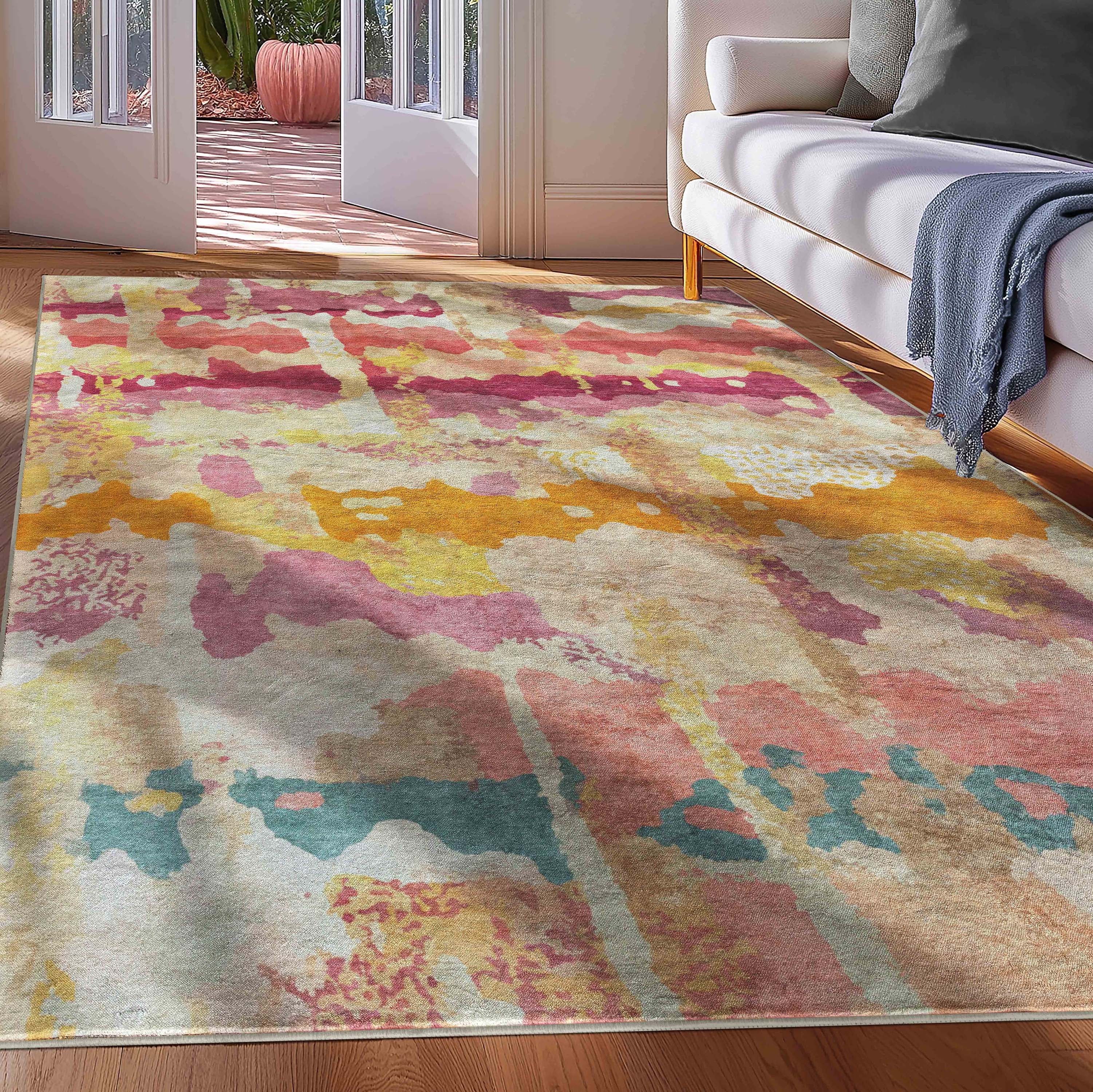 Apollo Couleurs Lumineuses – Radiant Abstract Multicolor Rug