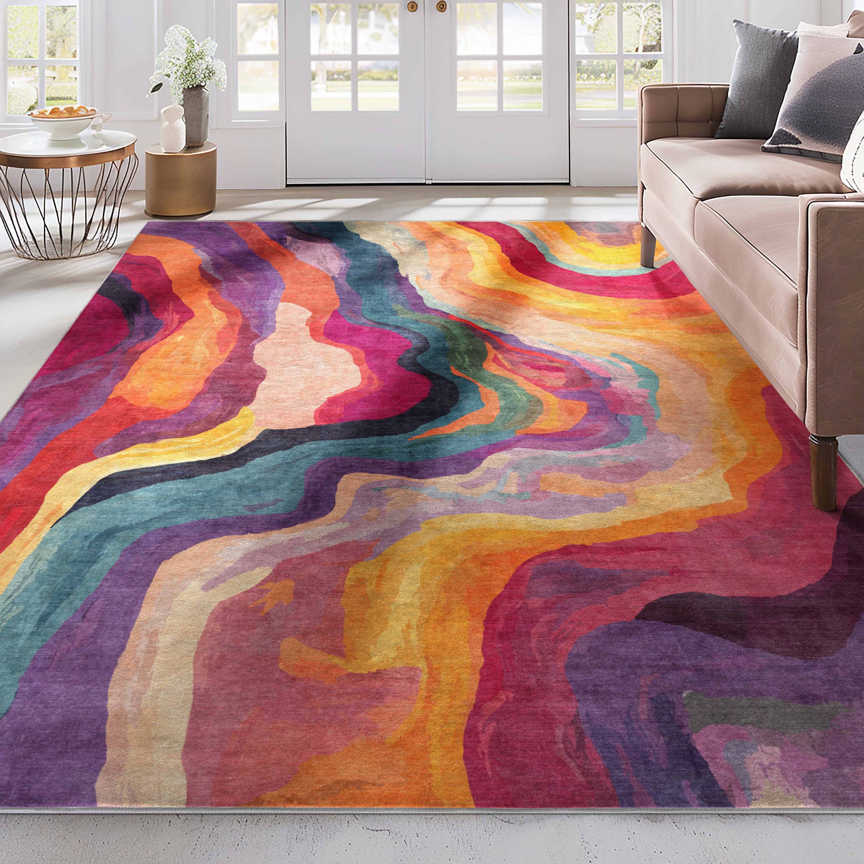 Apollo Nuance Libre – Abstract Multicolor Rug