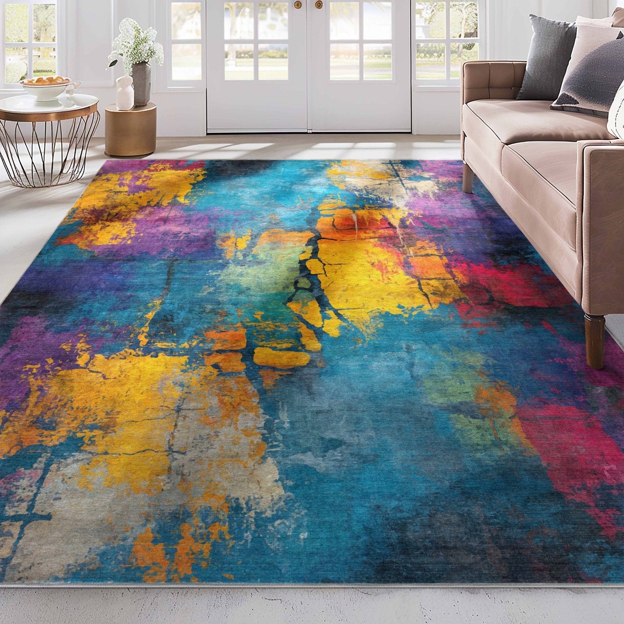 Apollo Énergie de Couleur – Vibrant Multicolor Rug Well Woven