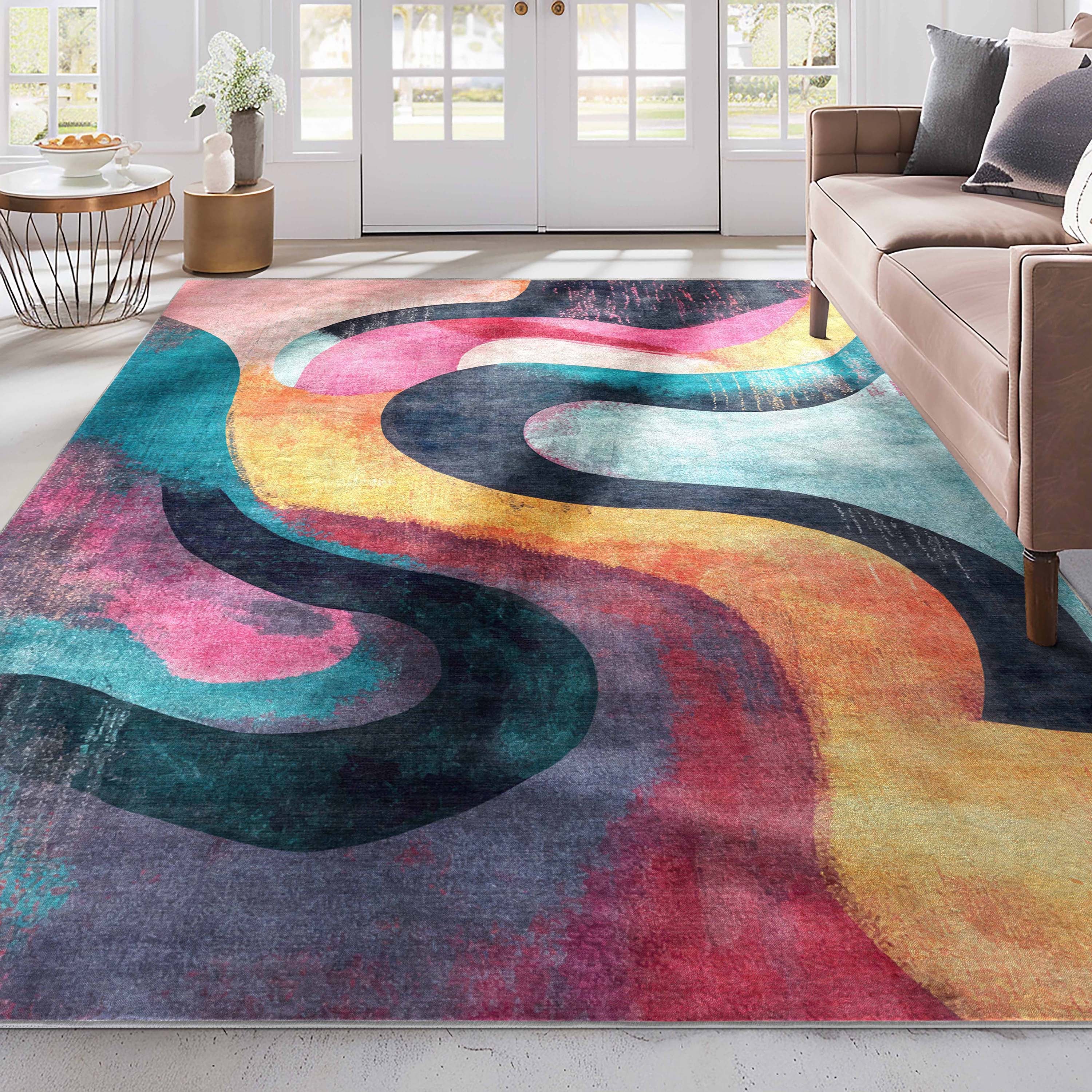 Apollo Couleurs Sans Fin – Timeless Multicolor Abstract Rug