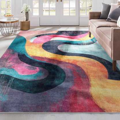 Apollo Couleurs Sans Fin – Timeless Multicolor Abstract Rug