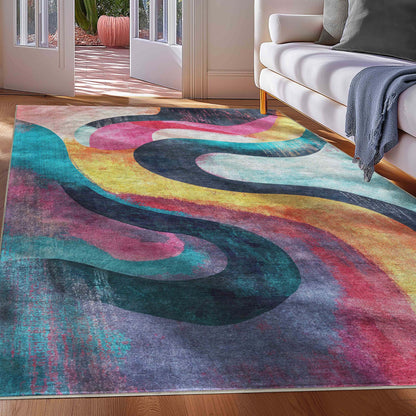 Apollo Couleurs Sans Fin – Timeless Multicolor Abstract Rug