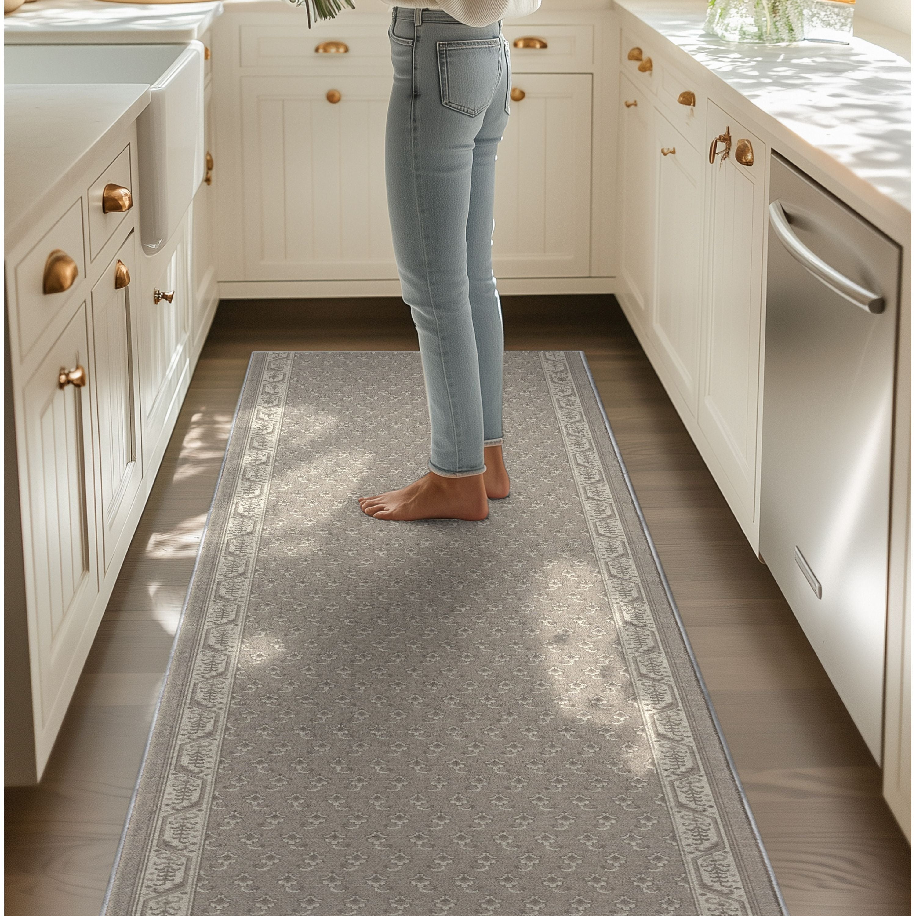 Custom Size Runner Windsor Diamond Desert Drift Choose Your Width x Choose Your Length Hallway Runner Rug