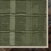 Apollo Elemental Quarry Striped Tribal Green Flat-Pile Rug