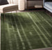 Apollo Elemental Quarry Striped Tribal Green Flat-Pile Rug