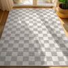 Apollo Summit Brown Geometric Flatwoven Rug – Easy Clean & Durable