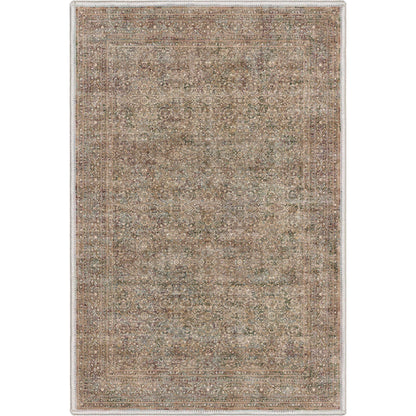 Juliette Vintage Persian Oriental Beige Flat-Weave Rug