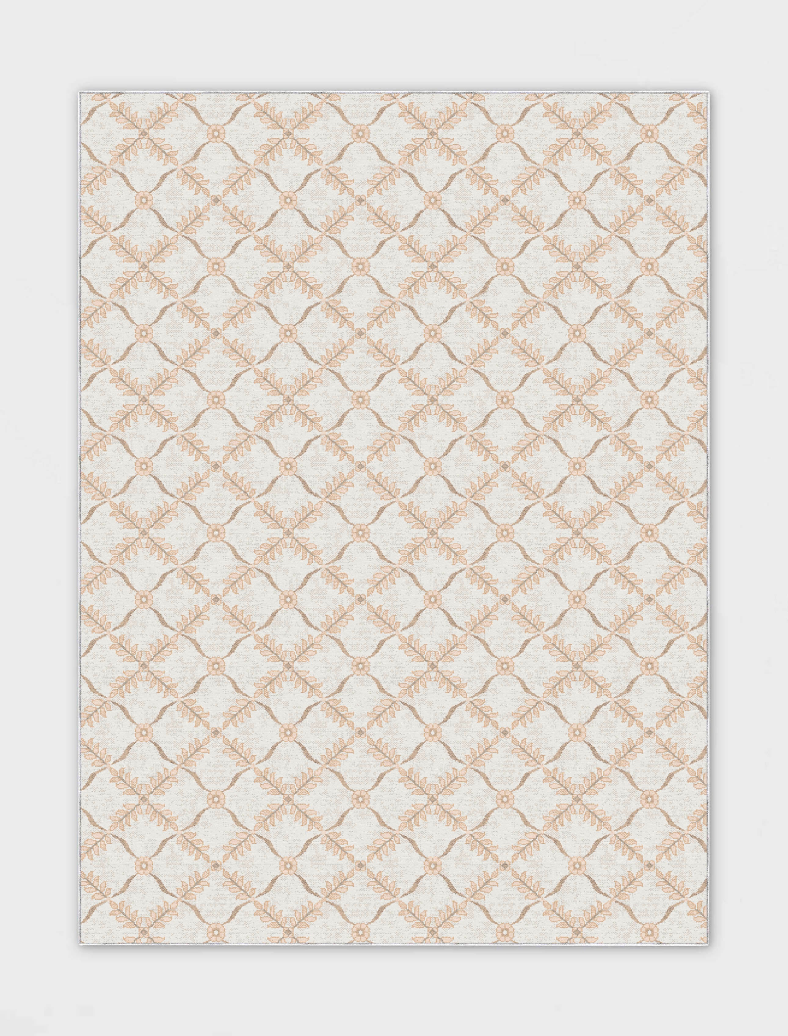 Well Woven - Aldwyn Cream Custom Rug - overhead