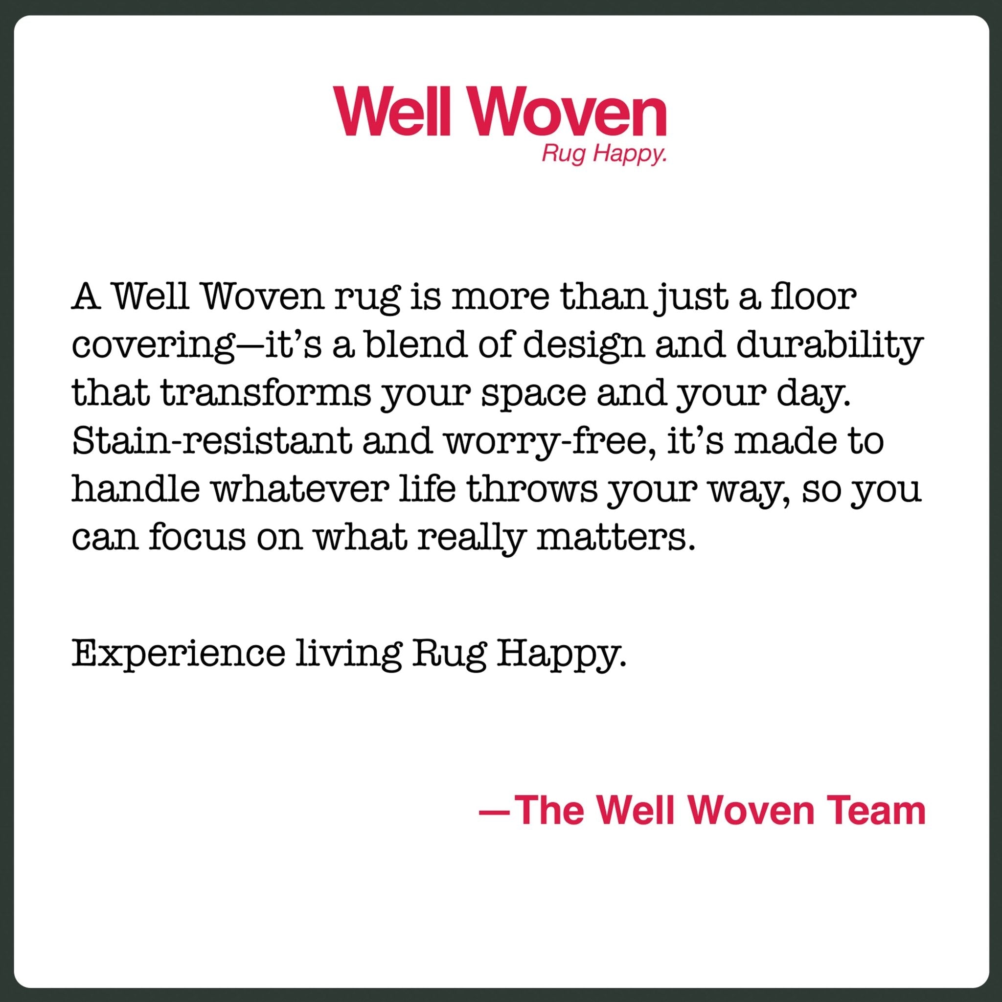 Sigrid Custom Rug - Well Woven - Promise