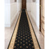 Custom Size Runner Fleur De Lis Traditional Black Choose Your Width x Choose Your Length Hallway Runner Rug