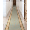 Custom Size Runner Fleur De Lis Traditional Blue Choose Your Width x Choose Your Length Hallway Runner Rug