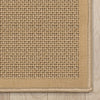 Well-Jute Shiba Farmohouse Solid Beige Flatweave 5' x 7' Rug