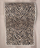 Custom Size Runner Modern Zebra Print Brown Choose Your Width x Choose Your Length Hallway Runner Rug