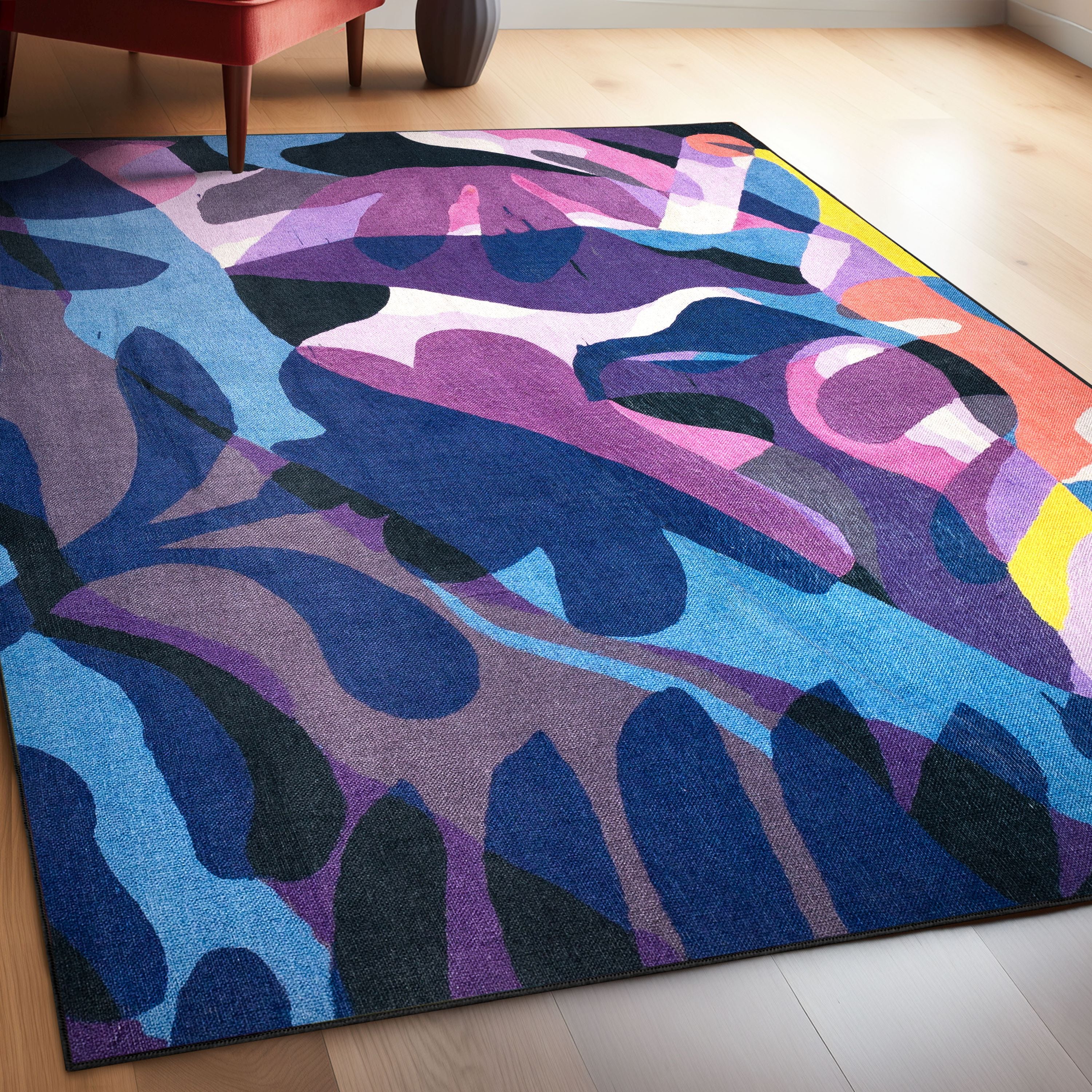 Well Woven x Misha Tyutyunik Nocturne Sunday Jungle Multi-Color Rug