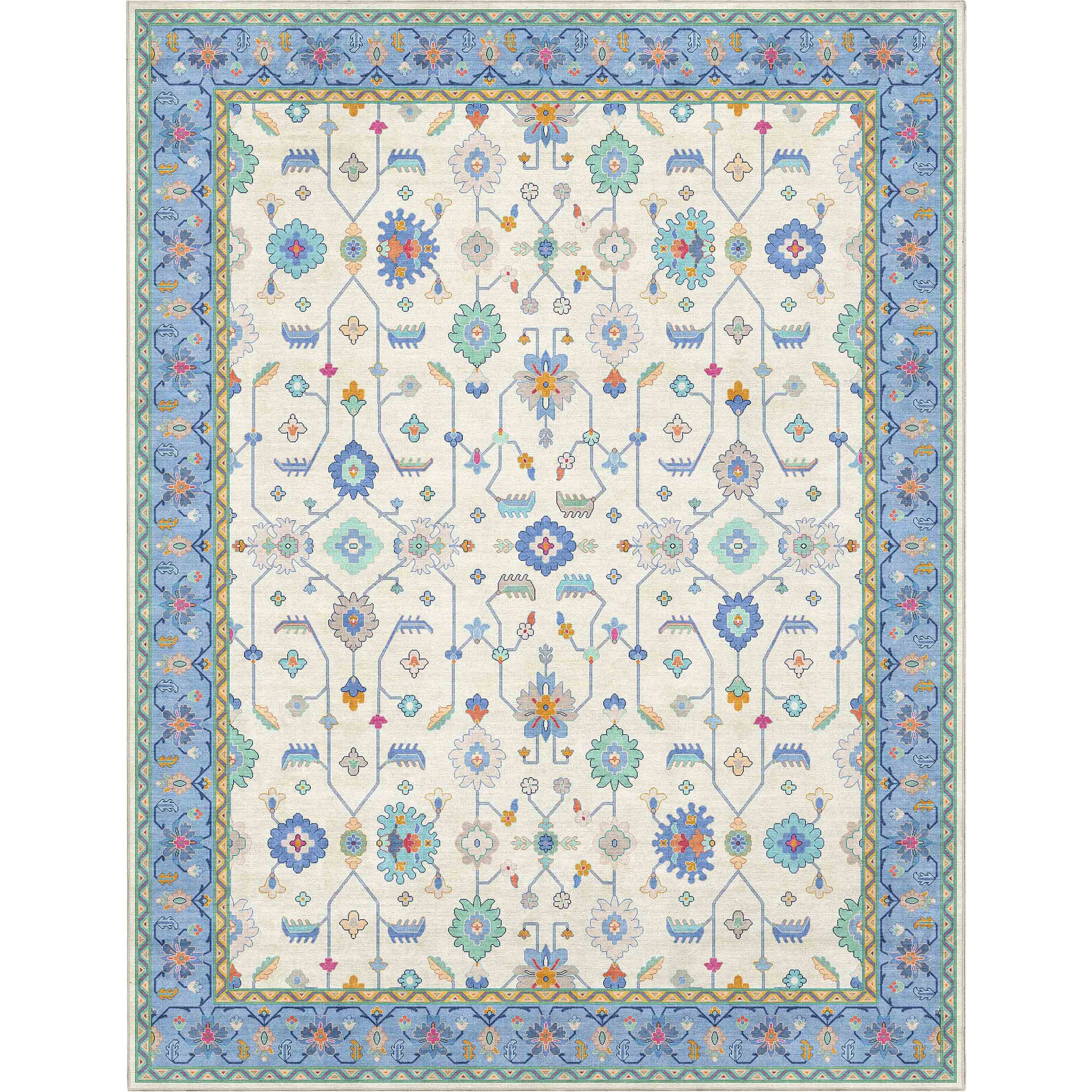 Ivory Blue Multi