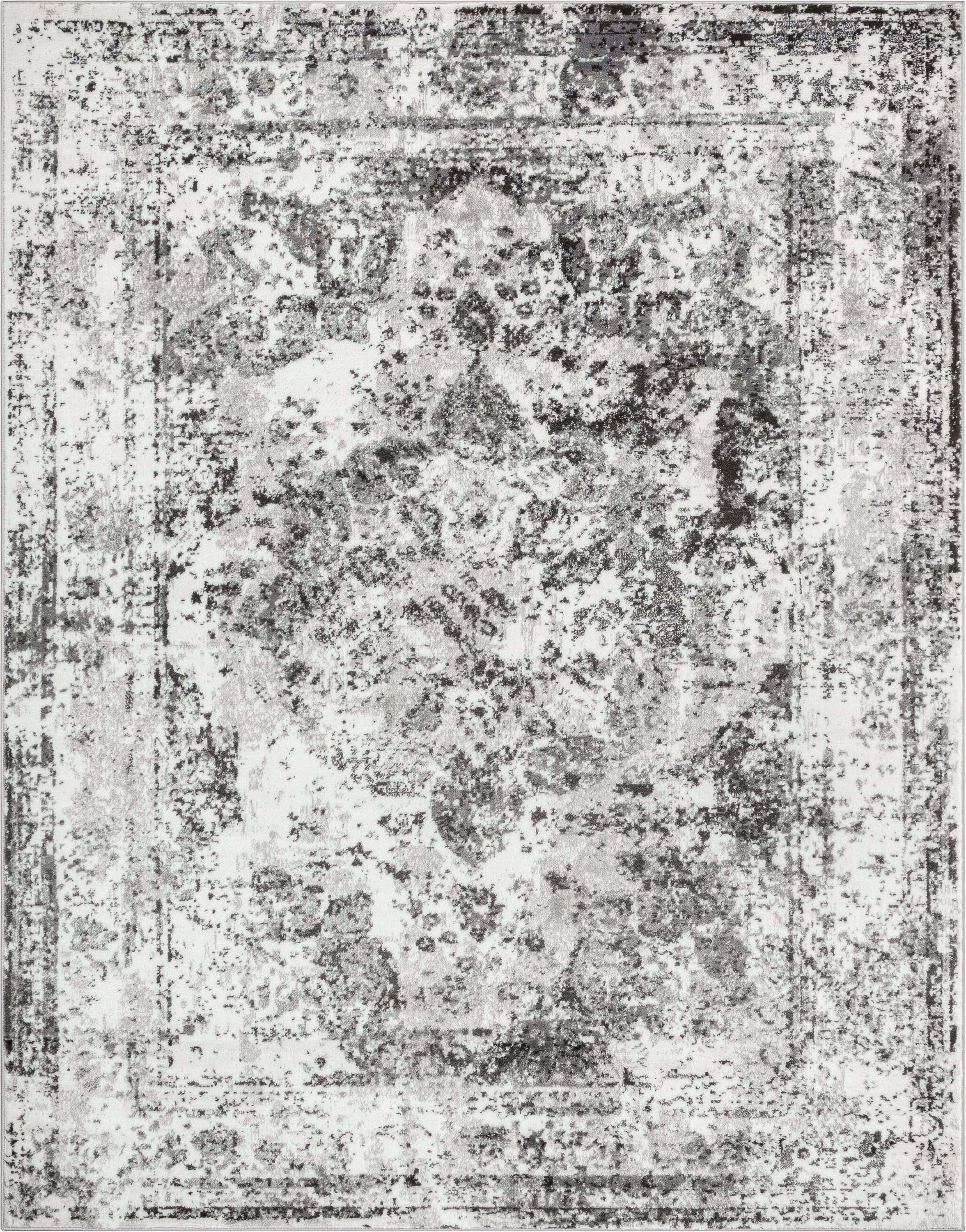 Patras Vintage Oriental Medallion Ivory Rug