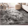 Patras Vintage Oriental Medallion Grey Rug