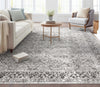 Argos Modern Vintage Lattice Ivory Grey Rug