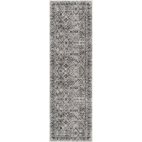 Argos Modern Vintage Lattice Grey Rug