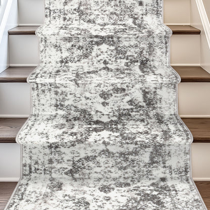 Patras Custom Size Runner Vintage Medallion Oriental Ivory Choose Your Width x Choose Your Length Hallway Runner Rug