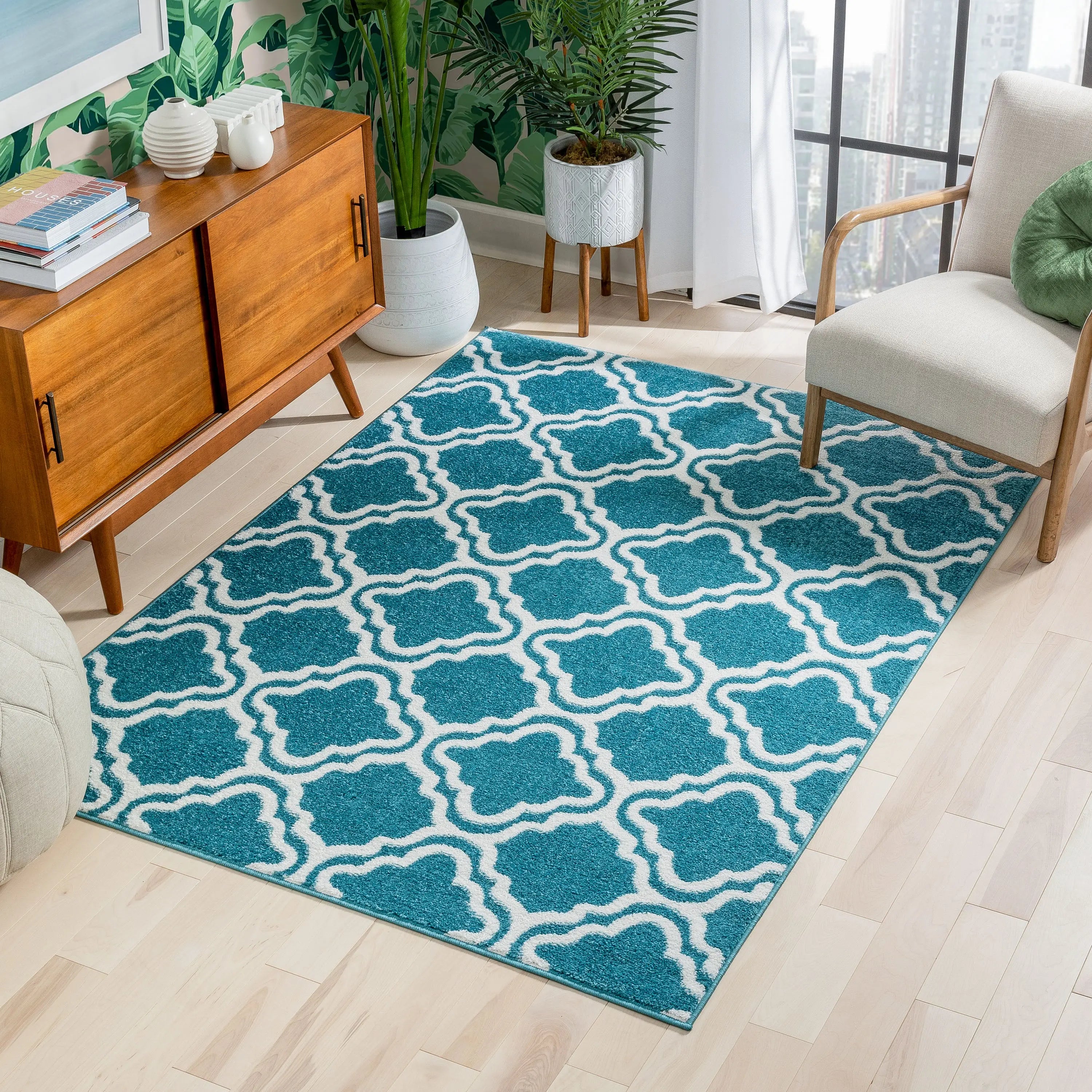 Starbright Calipso Blue Rug Well Woven
