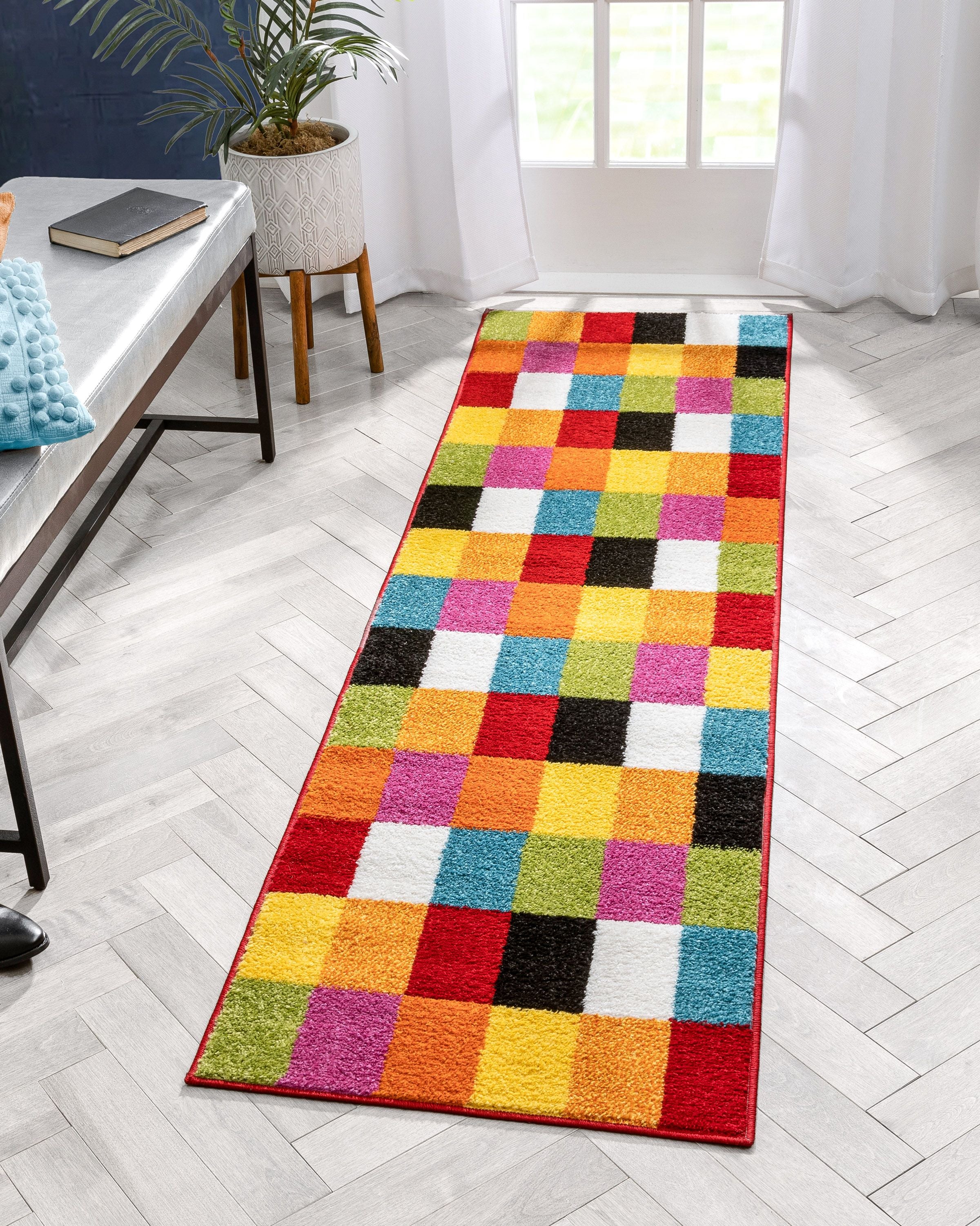 Starbright Bright Square Multi Rug