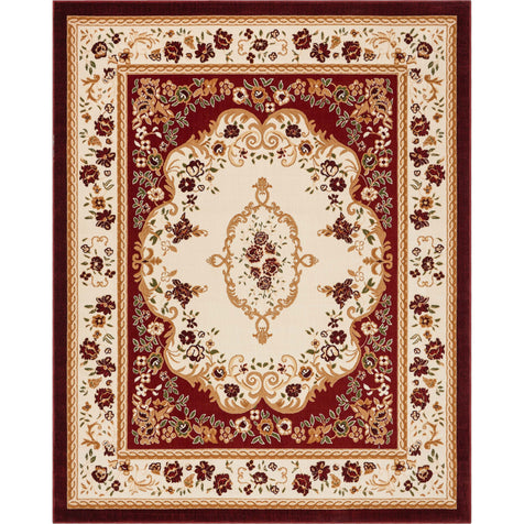 Versaille Red Traditional Rug