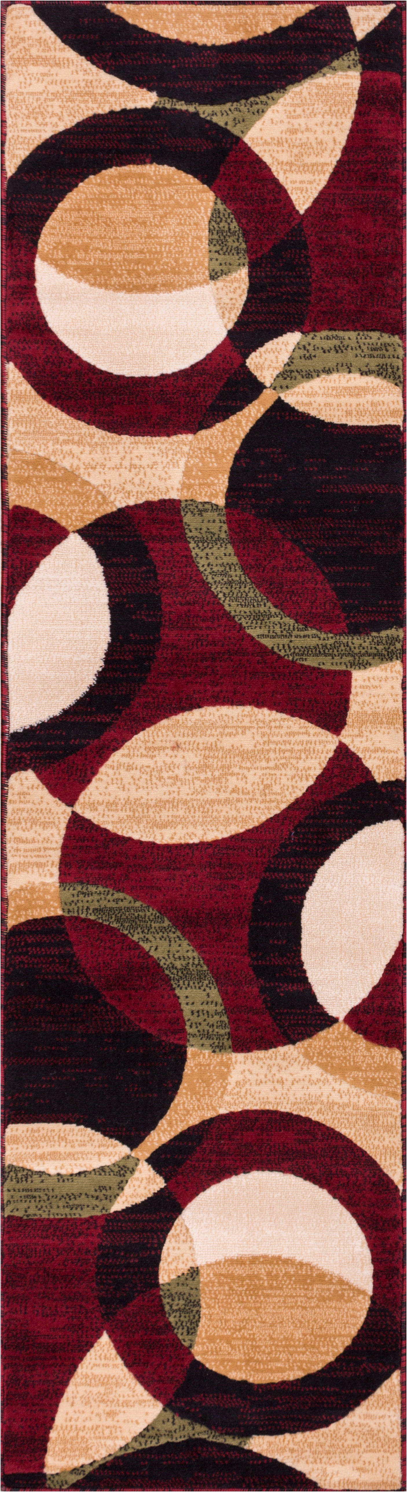 Bingo Red Modern Rug