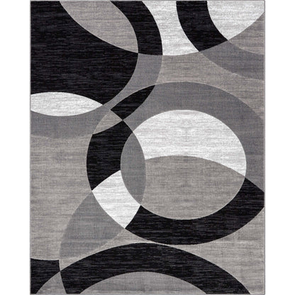 Bingo Grey Geometric Rug